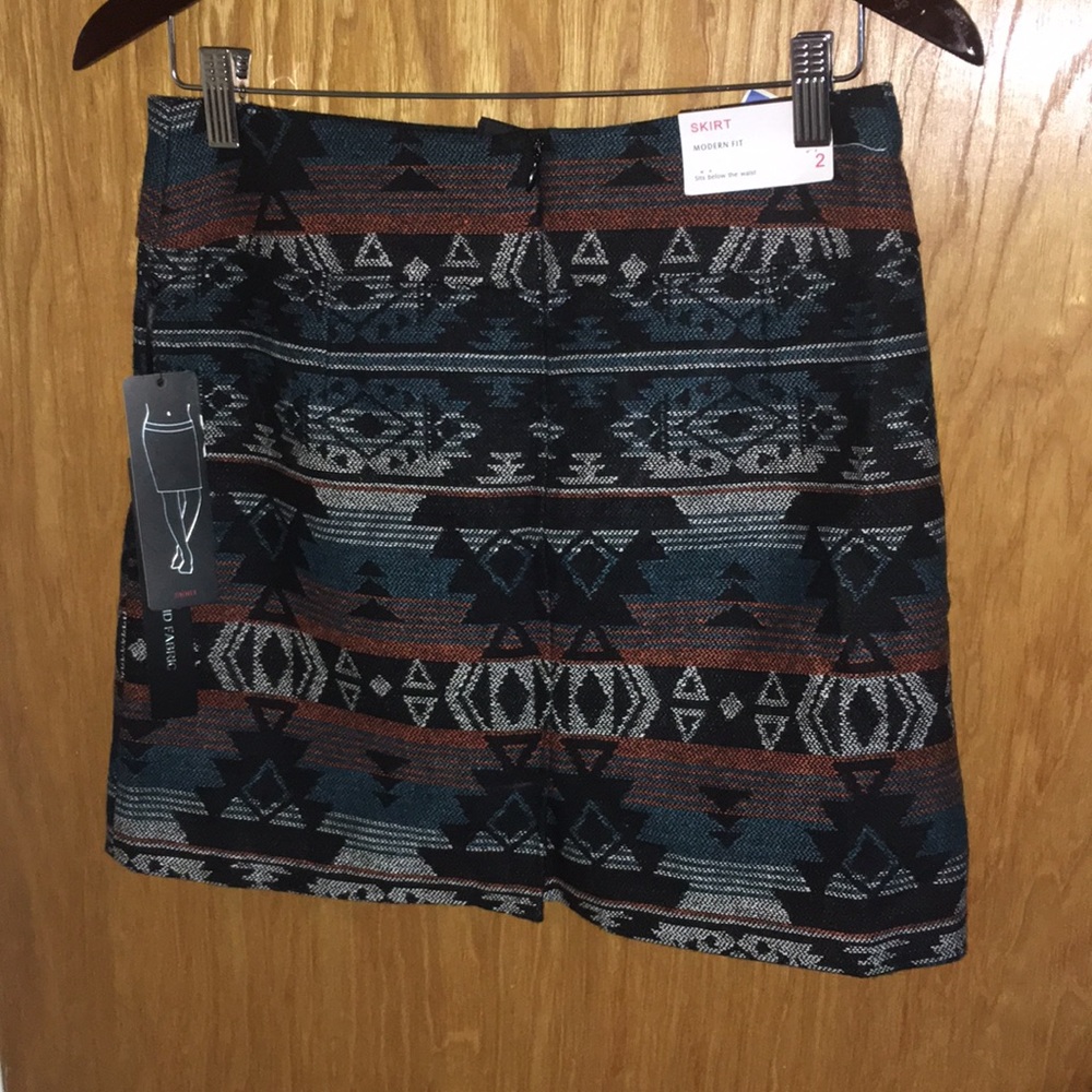 Dalia modern fit skirt Aztec wool blend